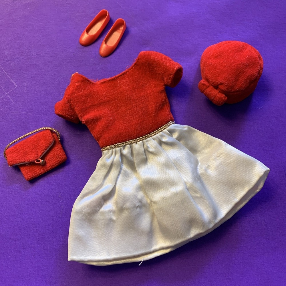 Vintage Barbie Skipper Silk 'N Fancy Outfit #1902 Original Mattel nm